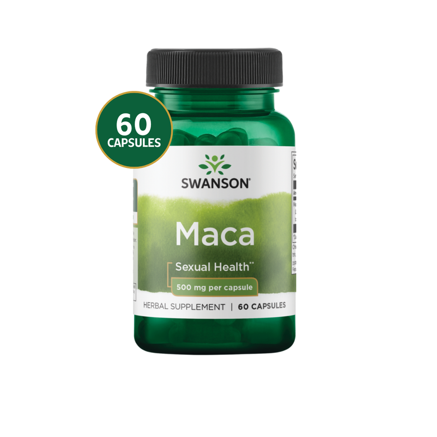 Swanson Maca Peruana 500 mg · 60 Cápsulas