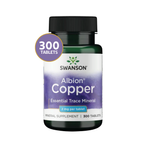 Swanson Albion Cobre Quelado 2 mg · 300 Tabletas