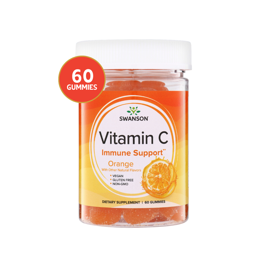 Swanson Vitamina C Naranja · 60 Gomitas