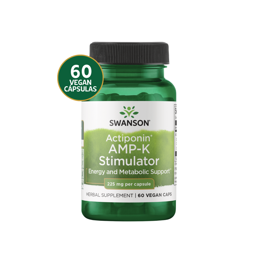 Swanson Actiponin AMP-K Stimulator 225 mg · 60 Cápsulas