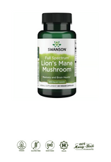Swanson Lion's Mane Hongo Melena de León 500 mg · 60 Cápsulas