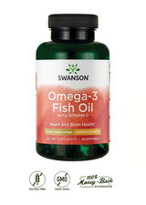 Swanson Omega 3 + Vitamina D 1.000 mg · 60 Softgels