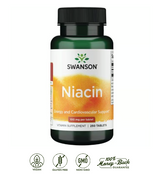 Swanson Niacina Vitamina B3 100 mg · 250 Tabletas