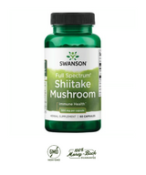 Swanson Shiitake Hongo Inmunidad 500 mg · 60 Cápsulas