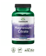 Swanson Citrato de Magnesio · 240 Tabletas