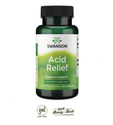 Swanson Acid Relief 60 Cápsulas – Alivio Natural de la Acidez y el Reflujo Gástrico
