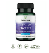 Swanson Litio Orotato 5 mg · 60 Cápsulas