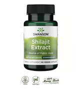 Swanson Shilajit Extracto Ayurvédico 400 mg · 60 Cápsulas