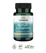 Swanson L-Arginina AjiPure Grado Farmacéutico 500 mg · 60 Cápsulas