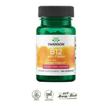 Swanson Vitamina B12 con Folato · 60 Comprimidos Sublinguales