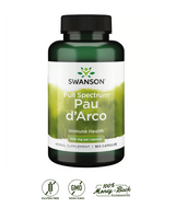 Swanson Pau d'Arco 500 mg · 100 Cápsulas