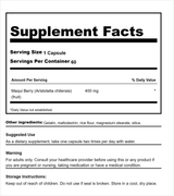 Swanson Full Spectrum Maqui Berry 400mg 60 Cápsulas