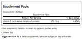 Swanson Vitamina E-1000 IU · 100 Softgels