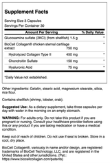 Swanson Glucosamina + Colágeno Tipo II · 90 Cápsulas