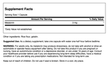Swanson Melatonin 3mg 60 Cápsulas · Melatonina 100% Drug Free