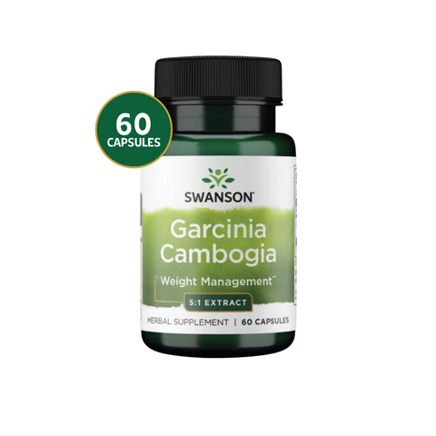 Swanson Garcinia Cambogia Extracto 5:1 · 60 Cápsulas