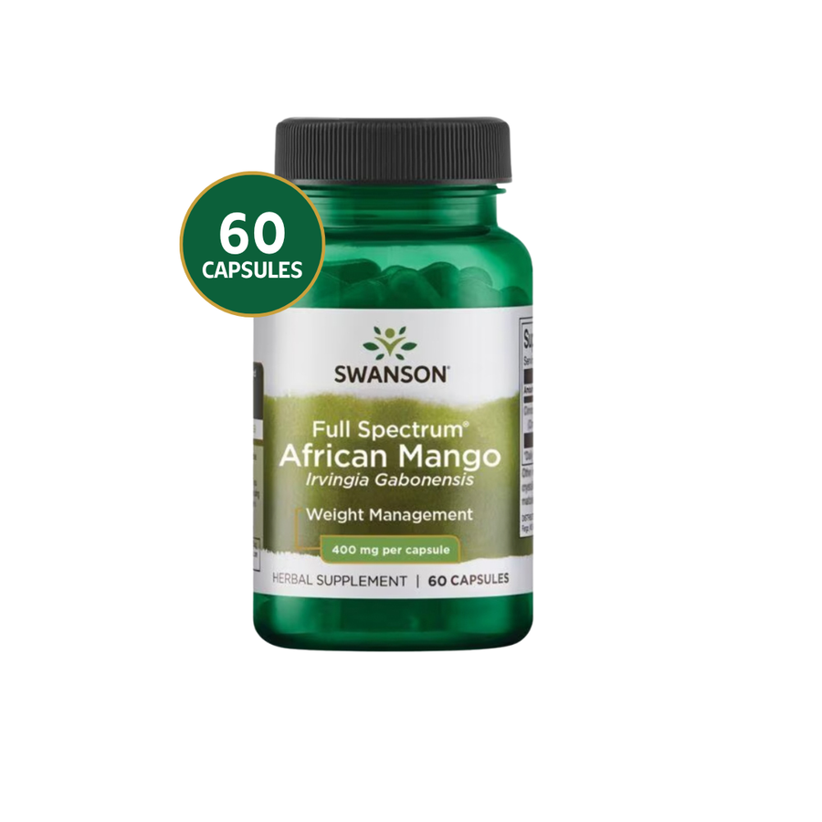 Swanson African Mango 400 mg · 60 Cápsulas