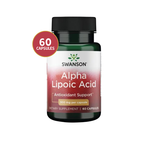 Swanson Ácido Alfa Lipoico 300 mg · 60 Cápsulas