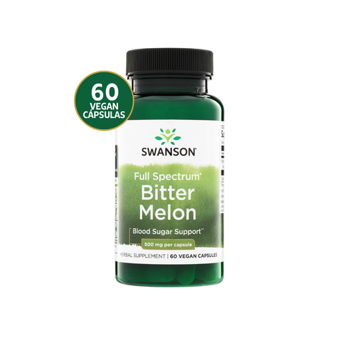 Swanson Bitter Melon Melón Amargo Full Spectrum 500 mg · 60 Cápsulas