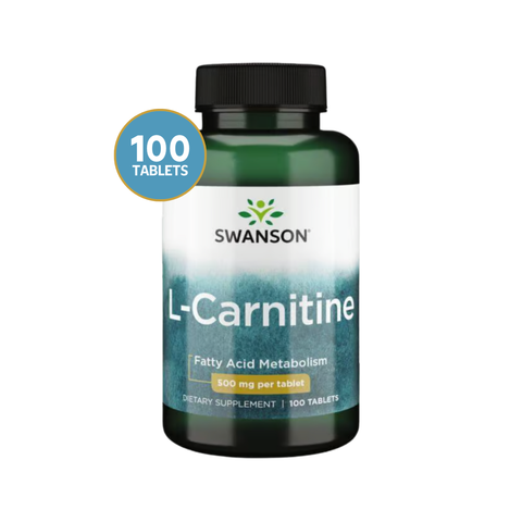 Swanson L-Carnitina 500 mg · 100 Tabletas