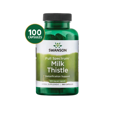 Swanson Cardo Mariano Protección Hepática 500 mg · 100 Cápsulas