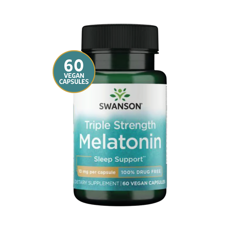 Swanson Melatonina 10 mg · 60 Cápsulas