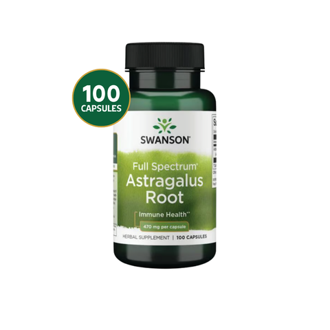 Swanson Astrágalo Full Spectrum 470 mg · 100 Cápsulas