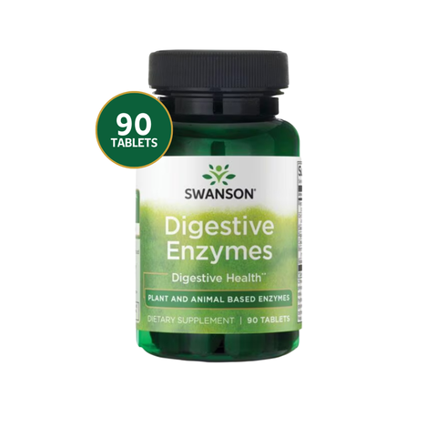Swanson Enzimas Digestivas Multienzima · 90 Tabletas