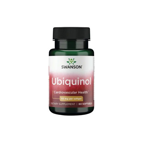 Swanson Ubiquinol CoQ10 50 mg · 60 Softgels