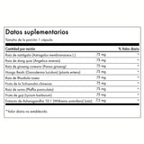 Swanson Adaptógeno Complex Rhodiola + Ashwagandha + Ginseng · 60 Cápsulas