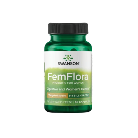 Swanson FemFlora Probiótico Femenino · 60 Cápsulas