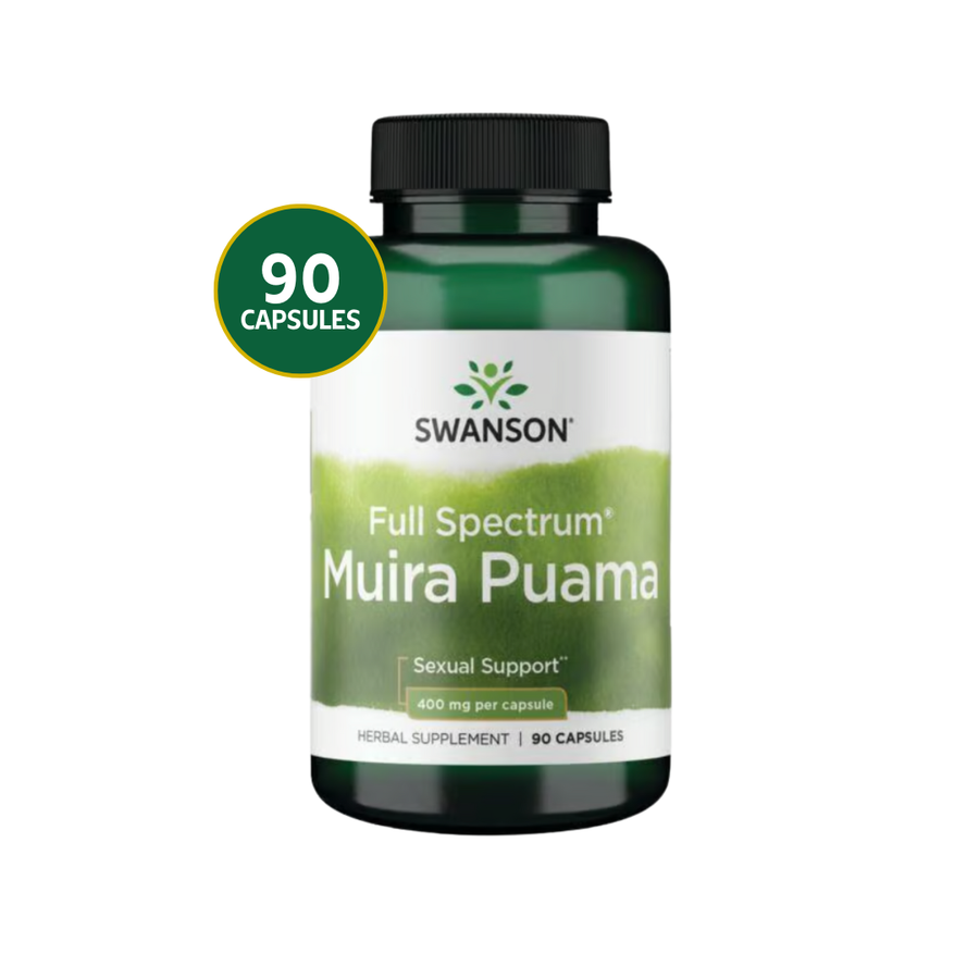 Swanson Muira Puama 400 mg · 90 Cápsulas