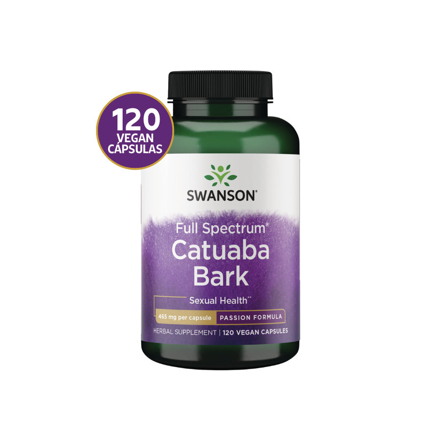 Swanson Catuaba Bark 465 mg · 120 Cápsulas
