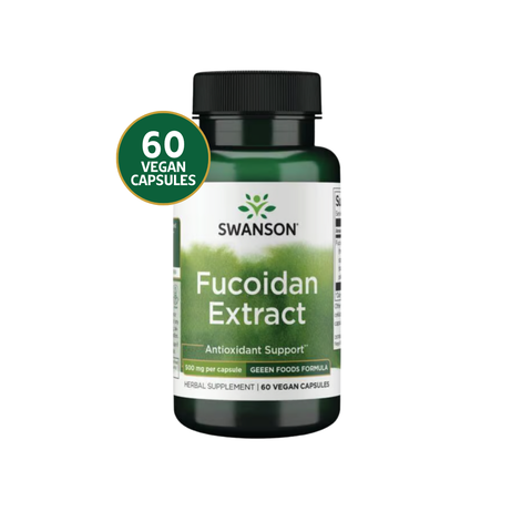 Swanson Fucoidan Extracto de Algas 500 mg · 60 Cápsulas
