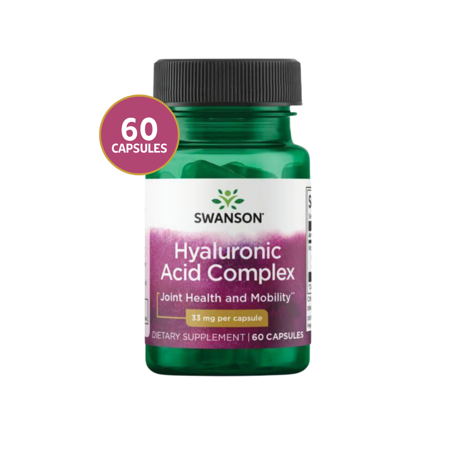 Swanson Ácido Hialurónico Complex 33 mg · 60 Cápsulas