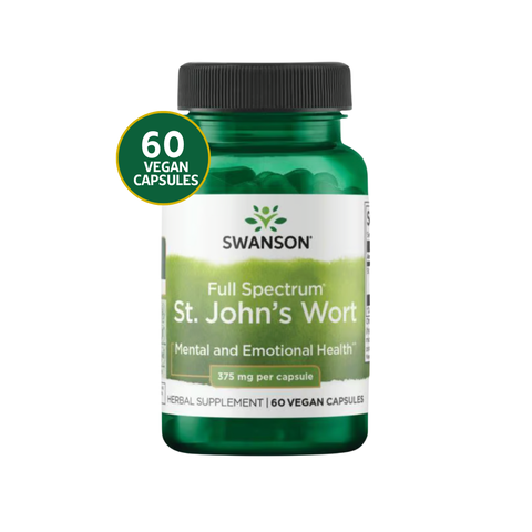 Swanson Hipérico St John's Wort 375 mg · 60 Cápsulas