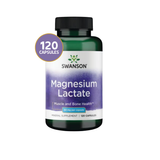 Swanson Lactato de Magnesio 84 mg · 120 Cápsulas