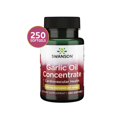 Swanson Aceite de Ajo Concentrado 500 mg · 250 Softgels