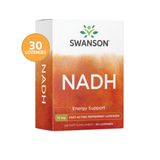 Swanson NADH Fast Acting Pastillas Mentoladas 10 mg · 30 Lozenges
