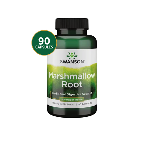 Swanson Malvavisco Marshmallow Root 500 mg · 90 Cápsulas