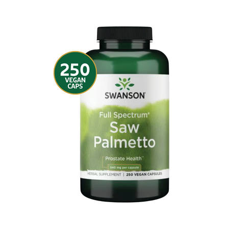 Swanson Saw Palmetto Próstata 540 mg · 250 Cápsulas