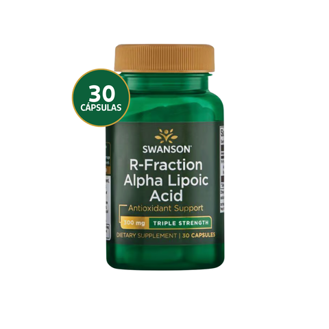 Swanson R-Fraction Ácido Alfa Lipoico 300 mg · 30 Cápsulas