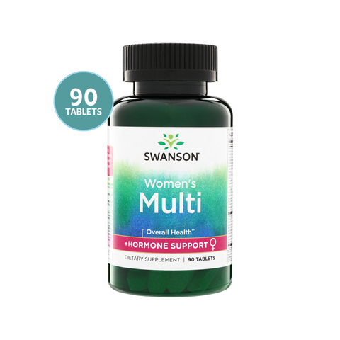 Swanson Women’s Multi + Hormone Support 90 Tabletas