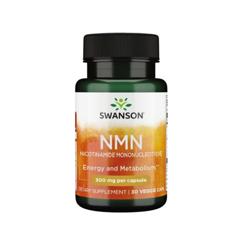 Swanson NMN Nicotinamida Mononucleótido 300 mg · 30 Cápsulas Veg