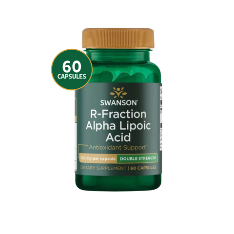 Swanson R-Fraction Ácido Alfa Lipoico 100 mg · 60 Cápsulas