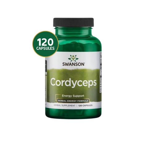 Swanson Cordyceps Hongo Energético 600 mg · 120 Cápsulas
