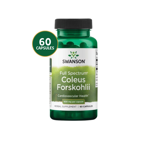Swanson Coleus Forskohlii 400 mg · 60 Cápsulas