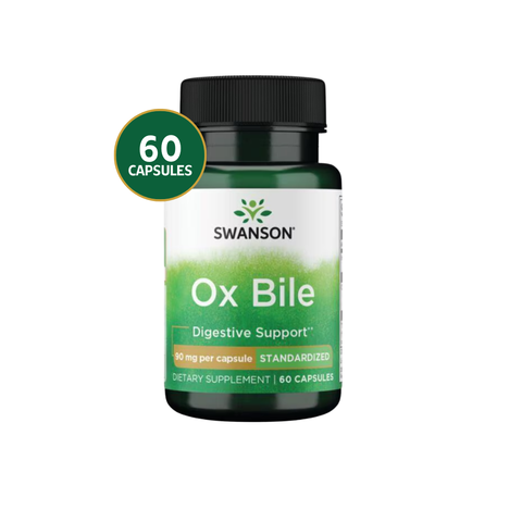 Swanson Bilis de Buey 90 mg · 60 Cápsulas