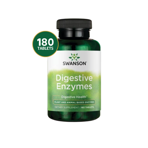 Swanson Enzimas Digestivas Multienzima · 180 Tabletas