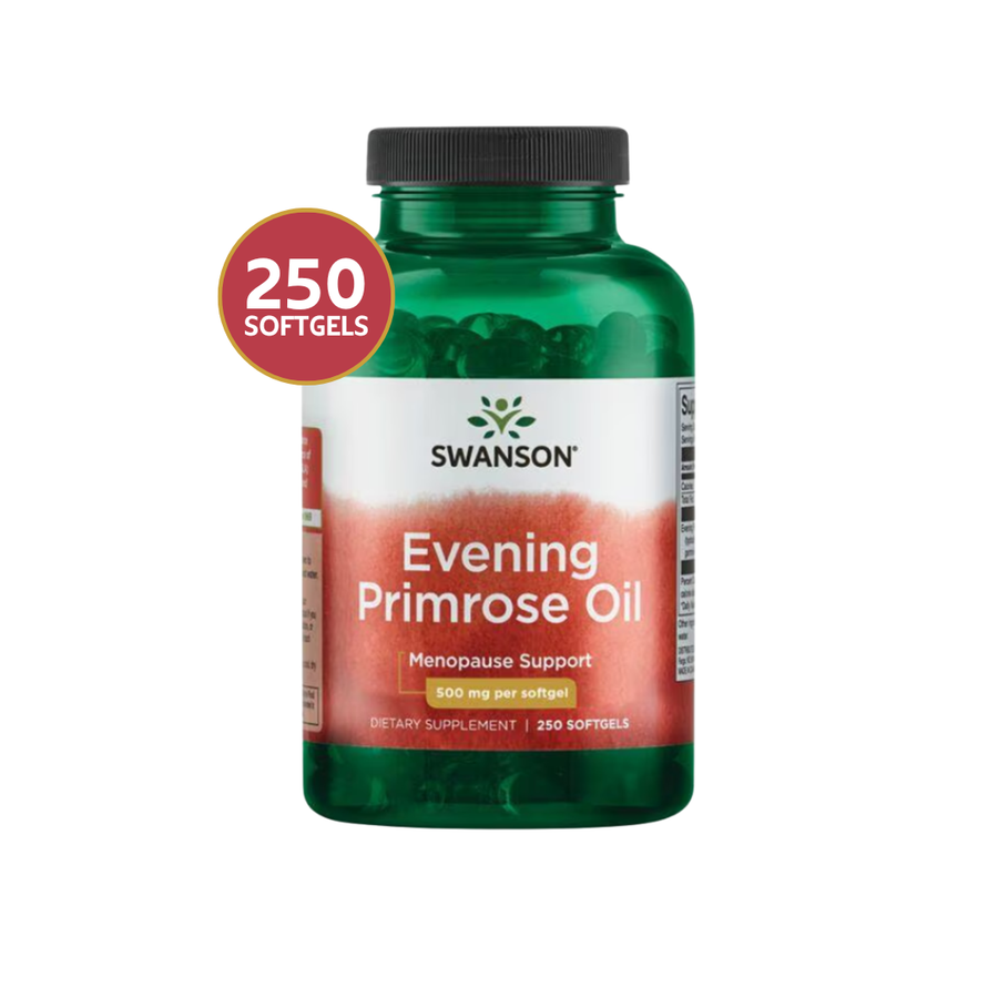 Swanson Aceite de Onagra 500 mg · 250 Softgels